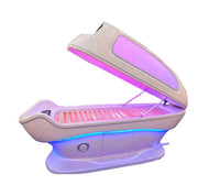 Red light therapy home use sauna spa pod cocoon portable home use mobile steam aroma green tea salt therapy Bluetooth touchscreen pain relief weight loss skincare detox sleep aid help total body pemf sauna infrared