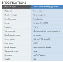 Load image into Gallery viewer, JuvaSoft Radial Extracorporeal Shockwave Therapy Machine
