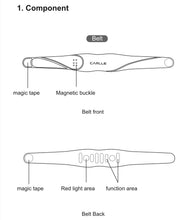 Load image into Gallery viewer, New JuvaFit EMS Electromagnetic Muscle Stimulation and Infrared Therapy Fat Burning Power Belt
