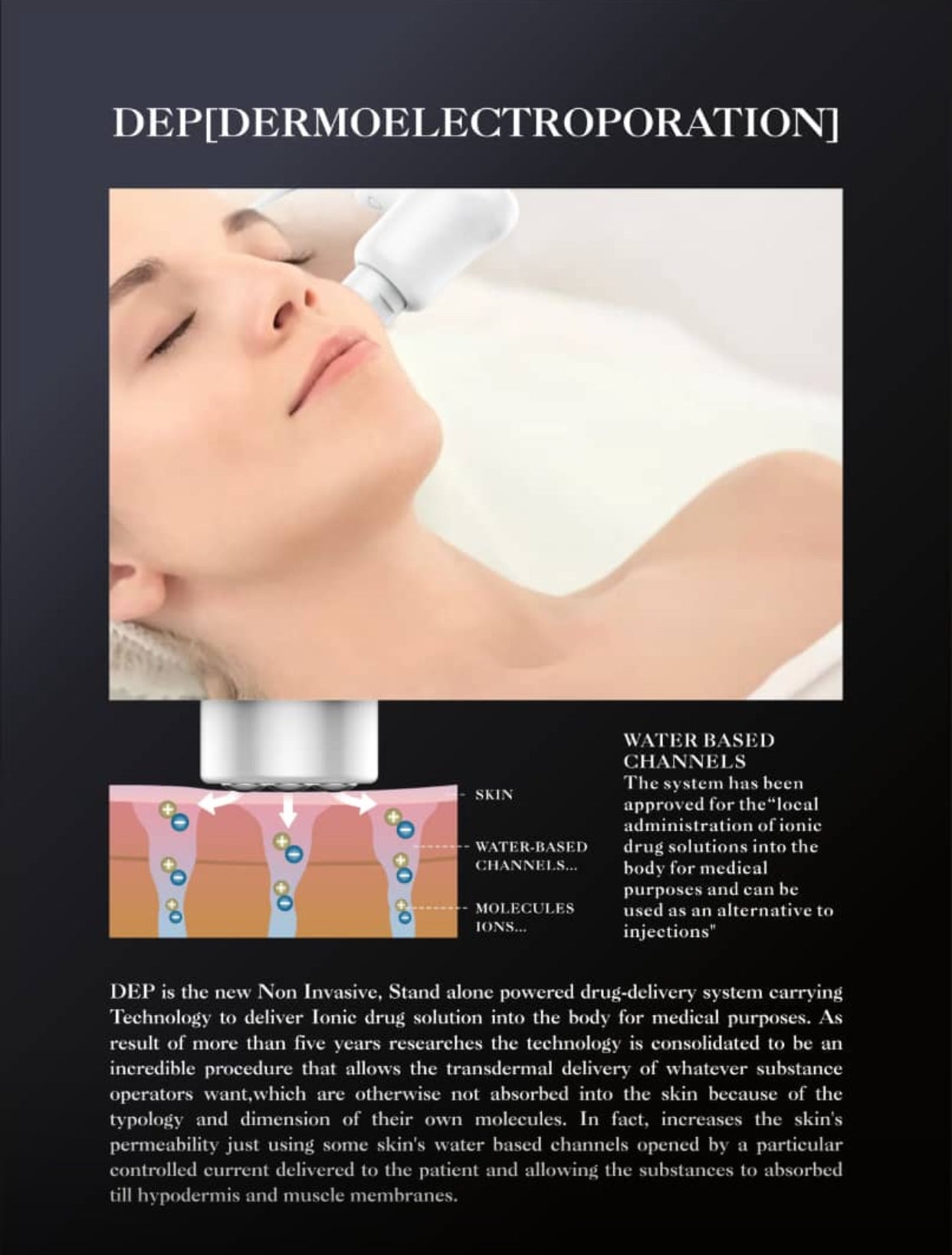 2025 DermaElectroporation DEP Needle Free Skin Rejuvenation Machine ...