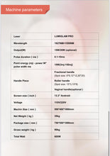Load image into Gallery viewer, 2025 Lumi Glam PRO Android Dual Wavelength Thulium Fraxel Skin Rejuvenation Cosmetic Laser
