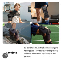 Load image into Gallery viewer, New JuvaBrace Contrast Cryofreeze and Infrared Heat Therapy Plus Vibration Massage Knee and Shoulder Brace
