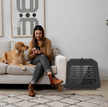 Load image into Gallery viewer, New JuvaPen Red Light Therapy Dog Cat Travel Carrier Crate Cage
