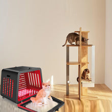 Load image into Gallery viewer, New JuvaPen Red Light Therapy Dog Cat Travel Carrier Crate Cage
