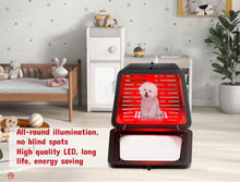 Load image into Gallery viewer, New JuvaPen Red Light Therapy Dog Cat Travel Carrier Crate Cage
