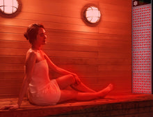 Load image into Gallery viewer, New JuvaMist Home Use Sauna One 1600w Infrared Sauna and Red Light Therapy Waterproof and Heat Resistant Panel
