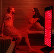 Load image into Gallery viewer, New JuvaMist Home Use Sauna One 1600w Infrared Sauna and Red Light Therapy Waterproof and Heat Resistant Panel
