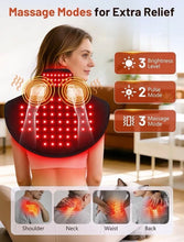 Load image into Gallery viewer, NoovaLab Red Light Therapy Shoulder Neck Wrap Pain Releif Arthritis Home Use
