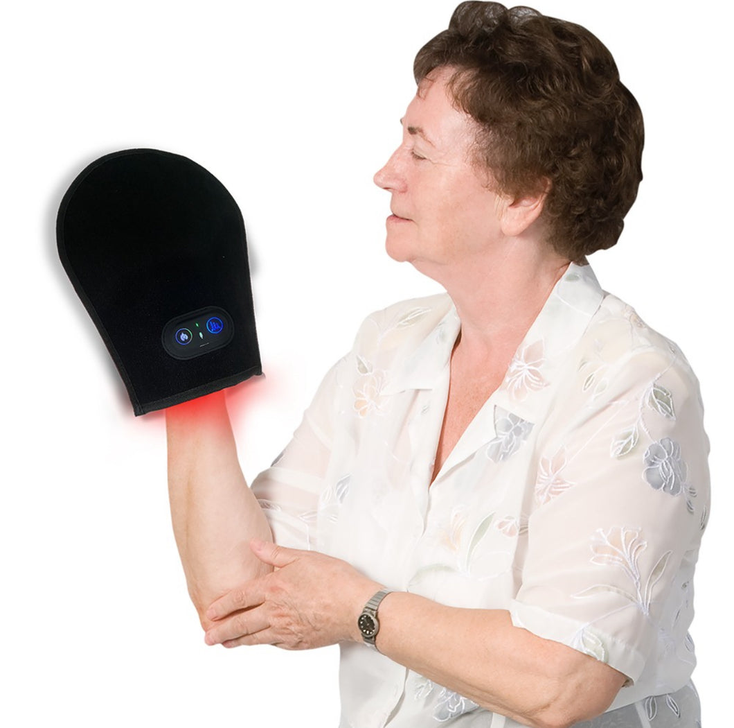 Red Light Therapy infrared pain relief arthritis join pain massage therapy mitt glove dual wavelengths skincare 660nm 850nm dual wavelength wireless