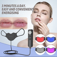 Red light therapy currentbody lip plumper smile restorer red light therapy amber Julianne Moore home use Botox alternative natural pain free safe infrared collagen fuller plumper lips marionette lines feather lines smile restorer skincare 