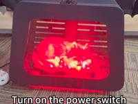 Load and play video in Gallery viewer, New JuvaPen Red Light Therapy Dog Cat Travel Carrier Crate Cage
