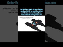 Load and play video in Gallery viewer, New JuvaBrace Contrast Cryofreeze and Infrared Heat Therapy Plus Vibration Massage Knee and Shoulder Brace
