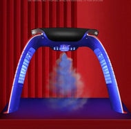 Photon multi spectrum led color 8 calcium light UV H2O Skin Hydration Hydrafacial Acne Clearing Cleanse Skin Wrinkle Reduction Red Light Therapy Face Mask Rejuvenation Hot Cold Compress Steam Spray Purple Red Yellow Orange Beauty Mask