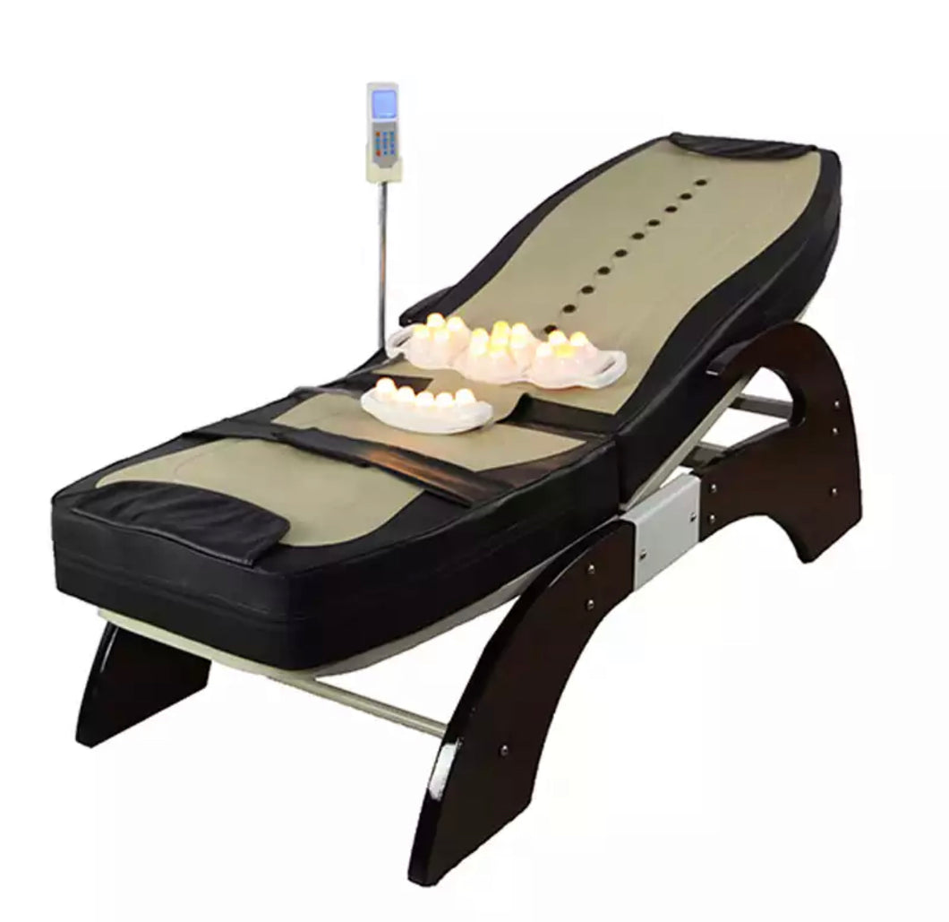 Jade hot stone infrared light Therapy massage pain Relief back pain arthritis bed