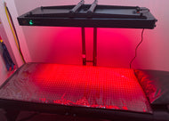 Red infrared led light Therapy dual wavelength total body panel over the bed pain Relief weight Loss contact free hands free joov med spa cellulite panel small spaces gyms chiropractor office studio med spa day spa 660nm 850nm infrared red light Therapy panel